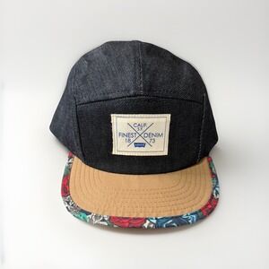 Levi's‎ Denim Baseball Cap Adjustable Strapback Indigo Blue Hat